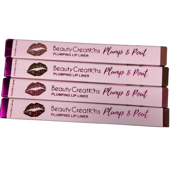 Beauty Creations Plump & Pout Plumping Lip Liner Set Of 4 - Obsession pinch me - Picture 1 of 6